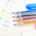 Cute glitter pen multicolor highlighter creative DIY student painting color pen set eye-catching marker pen wholesale. 