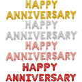 Happy Anniversary Foil Balloon Set Wedding Party Decoration Balloon.