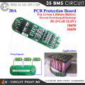 3S BMS 20A Standard Version Circuit Module 11.1V 12.6V 3 x 18650, AA, AAA Lipo Li-ion Lithium Battery Protection Board..