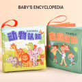 6pcs Baby Cloth Books Early Learning Book Toys Premium Quality Soft Books for Toddlers for Babies Toddlers Infants Kids.
