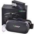 VR SHINECON 3D Glass VR Box with Remote - Black.