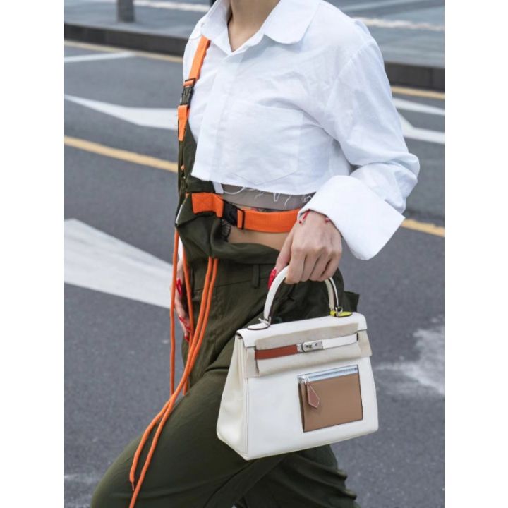 Niche%20design:%20spring%20and%20summer,%20cream%20white,%20color-blocked%20Kylie%20bag,%20contrasting%20inner%20cover,%20Kylie%2025cm%20shoulder%20crossbody%20tote%20-%20Image%202