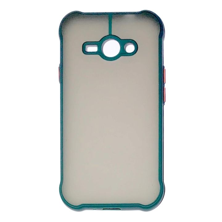 For Samsung Galaxy J1 Ace (J110) Frosted Matte Luxurious Fashion Translucent Smoky Shockproof Bumper Case - Phone Back Cover - মোবাইল ফোন - Phone