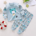 Pajamas Set Girls Underwear Suits Baby Boys Clothes Printed Autumn Winter Long Trousers Clothes Children's Clothing. 