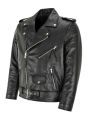 Boutique Punk Men PU Leather Jacket Motorcycle Fashion Slim Fit Leather Coat. 