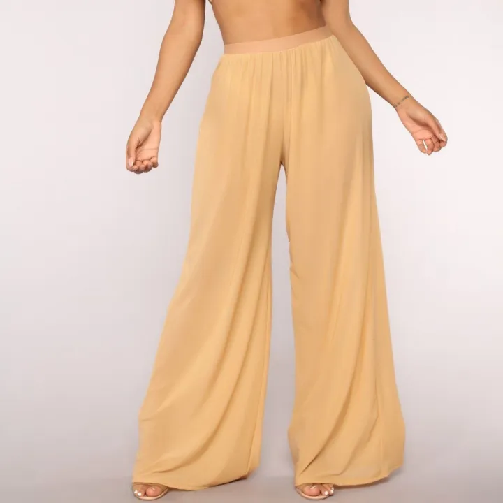 Women%20See%20Through%20Boho%20Wide%20Leg%20High%20Waist%20Trousers%20Beach%20Long%20Loose%20Mesh%20Sheer%20Pants%20Hot%20-%20Image%203