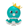 Baby bath toys electric water spray octopus children bathing swimming play boy cartoon enlightenment turn music.