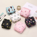 Cute Cartoon Sanitary Napkin Storage Bag for Girls | Large Capacity Waterproof Feminine Hygiene Organizer | Portable Travel Pouch for Sanitary Pads, Wipes, Medicines & Toiletries. 