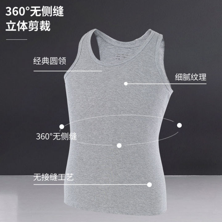 Men's%20Cotton%20Vest%20Summer%20New%20Thin%20Sleeveless%20Vest%20Sports%20Undershirt%20Men's%20Slim-Fit%20Innerwear%20Bottoming%20Shirt%20Middle-Aged%20-%20Image%205
