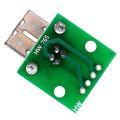 USB B Breakout Board USB 2.54mm Pitch Adapters Connector USB-B To DIP 4 Pin USB B Test Board USB Mother Seat To DIP Type B Female Socket Breakout Board.