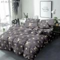 NEW 2in1 / 4in1 Cadar Set Branded Luxury LV Channel Gucci Cotton Ready Stock Single Queen Size Bedsheet with Pillow Case. 