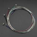 4pcs A Set of Violin Strings E-A-D-G Core Steel+Nickel Wound Exquisite Stringed Musical Instrument Parts Accessories. 