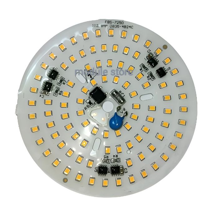 DIY LED Lamp Plate AC 220V 50~100W White & Warm White for LED Bulb Replacement Parts