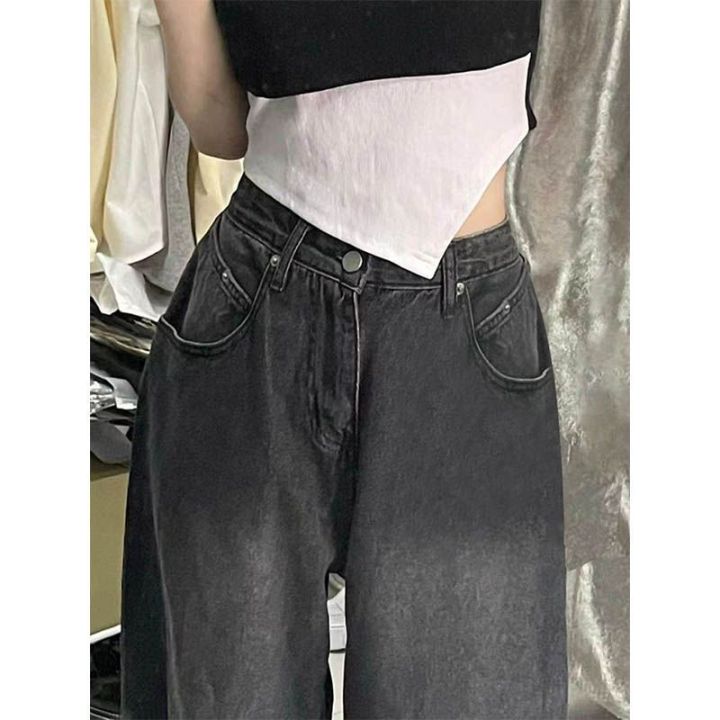 Large%20Size%20Straight%20Jeans%20for%20Fat%20Girls%20Spring%20and%20Autumn%20New%20American%20StylevibeFenggao%20Street%20Slimming%20and%20Wide%20Leg%20Mop%20Pants%20-%20Image%202
