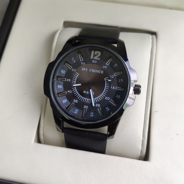 Current%208%20Man%20leather%20analog%20watch%20for%20men%20/%20Man/%20Boys%20-%20Image%205