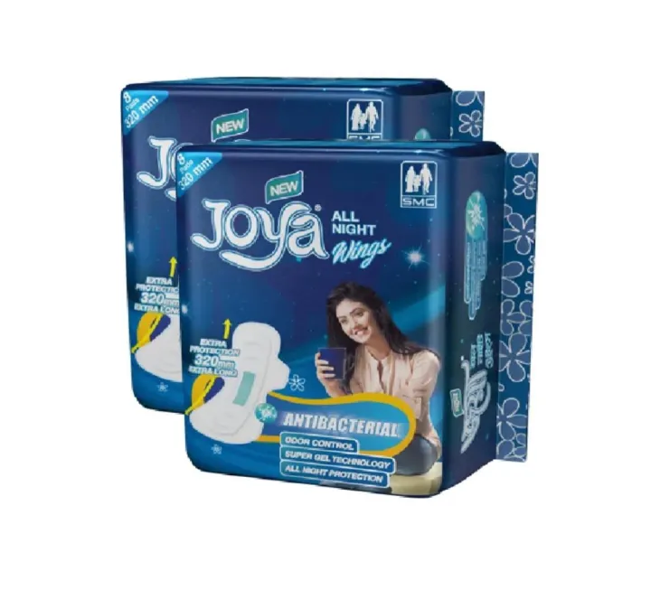 Joya%20Sanitary%20Napkin%20-%20Wings%20All%20Night%20-%208%20Pads%20Pack%20-%20Panty/Wings%20System%20-%202%20Pack%20Combo%20-%20Image%202