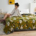 European Throw Blanket - Cotton Gauze Sofa Towel for Spring and Summer, Office Nap, Air Conditioning Blanket, King Size Bedspread. 