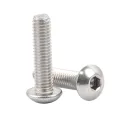 1 Box M2 M3 M4 M5 Hex Button Socket Head Cap Screw Nut Hexagon Metric Thread Machine Bolt Assortment Kit Set 304 Stainless Steel. 