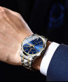 BINBOND New style Fashion Men's Watch Waterproof Watch for Men Tungsten Steel Calendar Quartz Watch. 