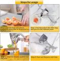 Heavy Duty Manual Fruit Juice Press – Handheld Citrus Juicer for Pomegranate, Lemon, Orange, Lime & More.