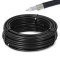 100 Feet RG6 Coaxial Cable Dish TV CCTV Networking Coaxial Cable. 