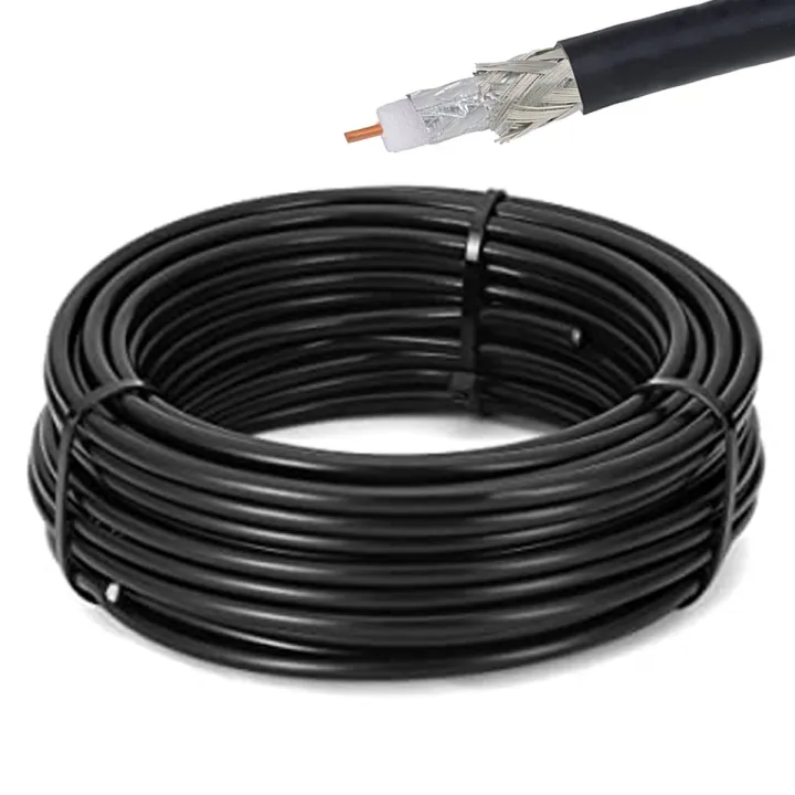 40 Feet RG6 Coaxial Cable For Networking Dish TV CCTV Coaxial Cable Best Quality