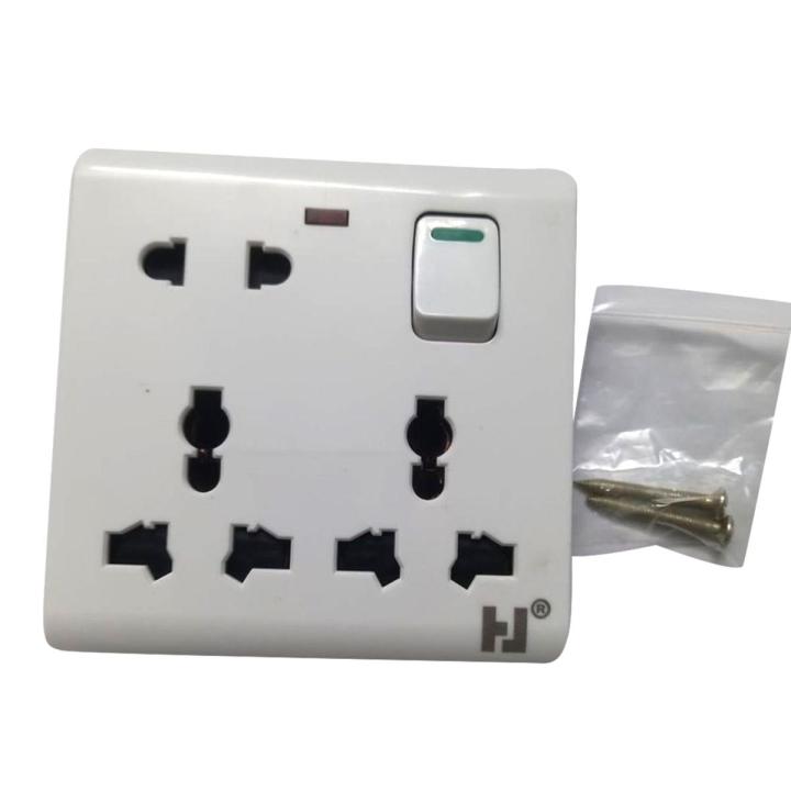 8-pin%20Multi%20socket%20double%203%20pin%20&%202%20pin%20socket%20MK%20size%20universal%20plug%20socket%2013A%206%20pin%20Plat%20&%20round%20-%20Image%203