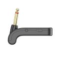 WS-1 2.4GHz Wireless Guitar System Rechargeable Audio Transmitter and Receiver - black.