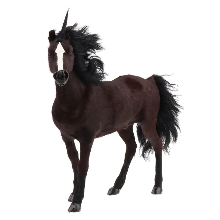 Lifelike%20Simulation%20Plush%20Stuffed%20Horse%20Animals%20Model%20Figure%20Plush%20Figures%20Soft%20Toy%20Home%20Decoration%20Black%20-%20Image%204