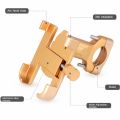 Metal Bike Mobile Holder For mobile phone bracket motorcycle bicycle takeaway rider -Black Easy to Use and Maintain.
