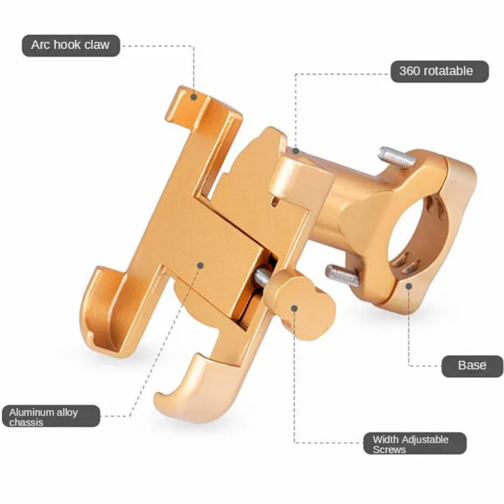 Metal%20Bike%20Mobile%20Holder%20For%20mobile%20phone%20bracket%20motorcycle%20bicycle%20takeaway%20rider%20-Black%20Easy%20to%20Use%20and%20Maintain%20-%20Image%204