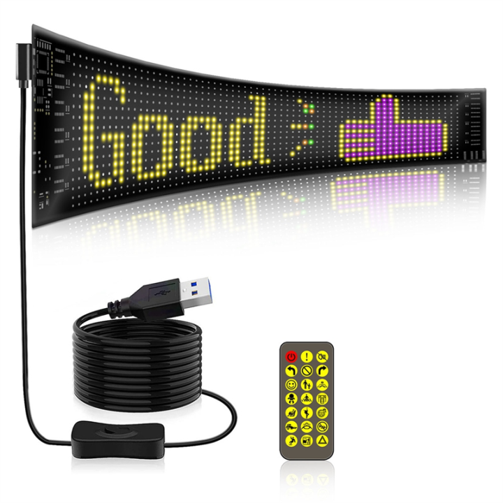 LED Matrix Panel Programmable Flexible Screen IP65 Display,B