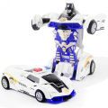 One-key Automatic Transform Robot Car Model Toy for Boys Children Plastic Funny Action Figures Deformation Vehicles Car Kid.