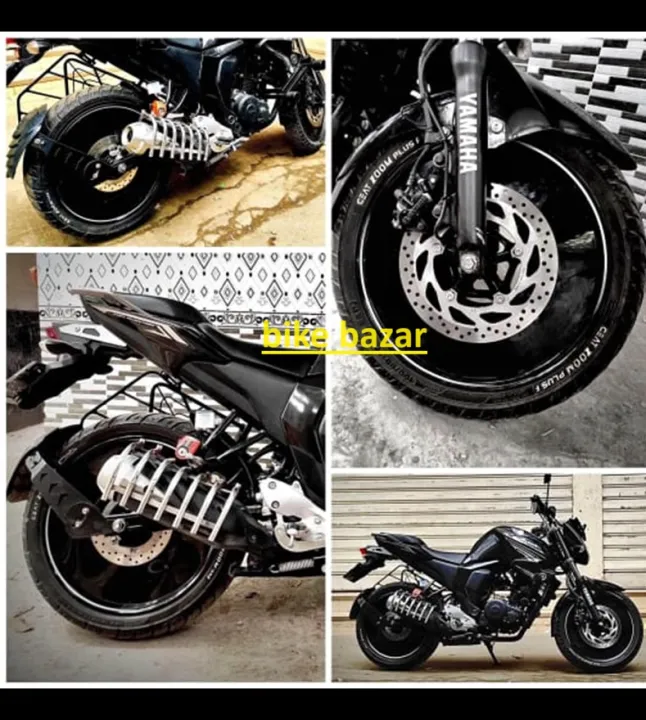 4 pcs Rim Wheel Cover For All Motorcycle Black Colour