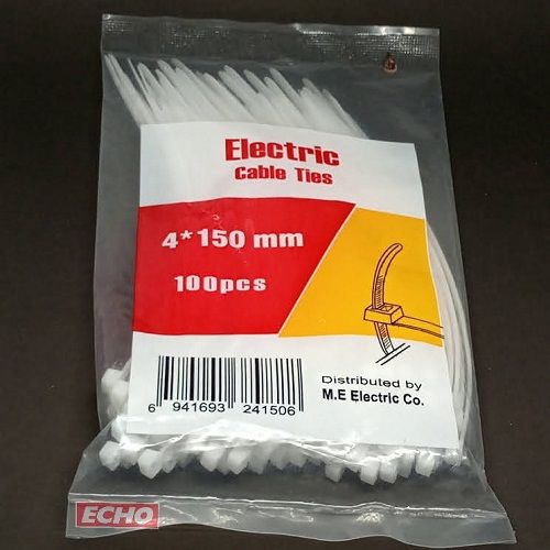 6%20inch%20Cable%20Ties%20White%204x150mm%201packet%20(100pcs)%20Cable%20Tie%20-%20Image%202