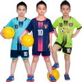 Kids Football Jersey tracksuit Child Soccer Sports Uniforms girls Play Ball Sportswear Kits vest children's football suit. 