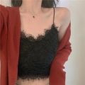 2021 Wenwen Same Style Western Style Lace Bottoming Camisole Women's Outer Wear Spring New Girl Underwear That Makes Your Back More Beautiful Underwear. 