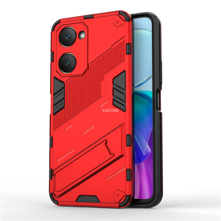 Vantime%20for%20vivo%20Y03%20/%20Y03t%20/%20Y18%20/%20Y18s%204G%20Y28s%205G%20Armor%20Case%20Kickstand%20Shockproof%20Matte%20Back%20Hard%20Cover%20-%20Image%204