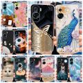 For Honor 90 Lite Case CRT-NX1 Luxury Painted Back Cover Clear Silicone Soft TPU Phone Case For Honor 90 Pro Honor90 Lite Fundas.