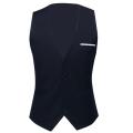 Fashion Men Vests Waistcoat Solid Color V Neck Sleeveless Buttons Blazer Plus Size Formal Business Jacket Vests.