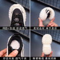 Boy Baby Shoes3-6-12Year-Old Soft Bottom2022Spring and Autumn New Running Ultra-Light Mesh Sports Mesh Shoes Breathable. 