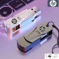 【Ready Stock+FREE Shipping+COD】Pen Drive HP High Speed rotating USB Flash Drive 1TB 2TB 128GB 256GB 512GB USB2.0 PenDrive Mental Drive Data Storage Jump Drive With Keychain. 