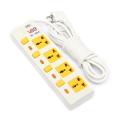 Multiplug Exclusive 4 Gang Socket VEE 804 Multiplug 1500 w,15 feet. 