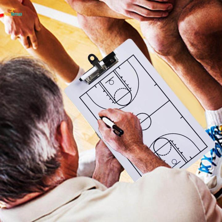 Basketball Game Plan Demonstration Portable Coaches Clipboard