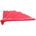 Bamboo structure of Tai Wushu martial arts hand Fan Red. 