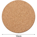 12 PCS Wooden Thick Cork Coasters for Drink 4 Inch Wooden Thick Drink Coasters Set for Plants Bar Glass Cup Table.
