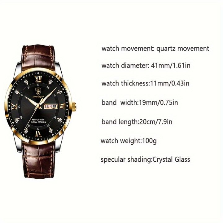 POEDAGAR%20Men's%20Business%20Leisure%20Quartz%20Watch%20Luminous%20Waterproof%20Fashion%20Analog%20Calendar%20Wrist%20Watch%20-%20Image%204