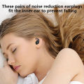 【Eco-friendly】 1 Pair Soft Earplugs Noise Reduction Ear Plugs for Travel Study Sleep Waterproof Hear Safety Anti-noise Ear Protector Demoo. 