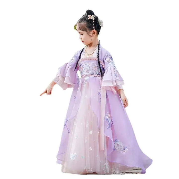 Purple%20Hanfu%20Super%20Immortal%20Ru%20Skirt%20Children's%20Chinese%20Dress%20Little%20Girl%20Ancient%20Style%20Tang%20Clothes%20Spring%20and%20Autumn%20-%20Image%205