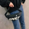 【3C VictoryEagle】Fashion Waist Packs Belt Travel Letter Printed Bags Purse Chest Pouch Pack Style for Women Men.